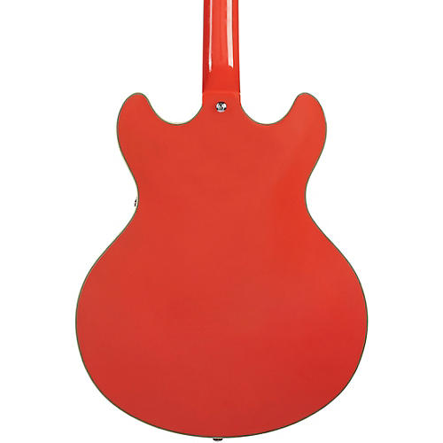 D'Angelico Premier DC Semi-Hollow Electric Guitar With Stopbar Tailpiece Black Flake