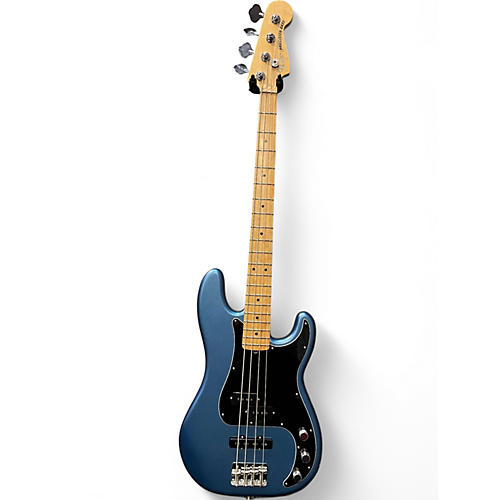 Used 2021 Fender American Performer 75th Anniversary Precision Bass  Satin Lake Placid Electric Bass Guitar Satin Lake Placid