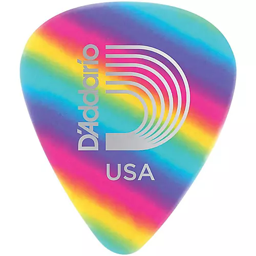 D'Addario Classic Celluloid Guitar Picks - 12-Pack Medium Camouflage