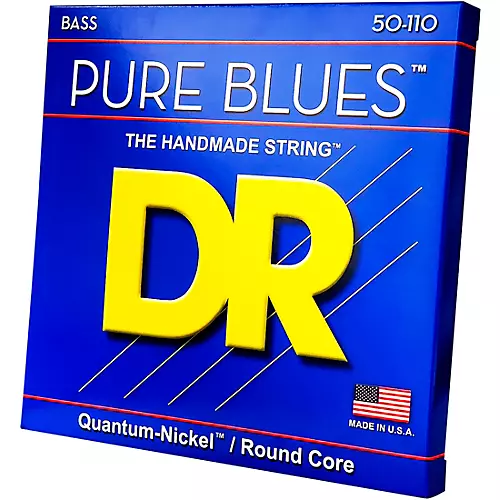 DR Strings Pure Blues Heavy 4-String Bass Strings (50-110)