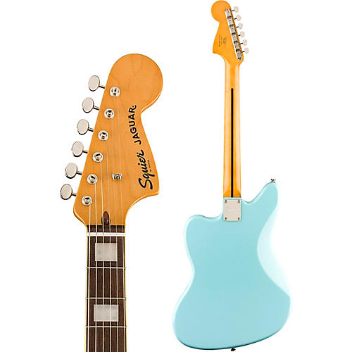 Squier Classic Vibe '70s Jaguar Limited-Edition Electric Guitar Daphne Blue