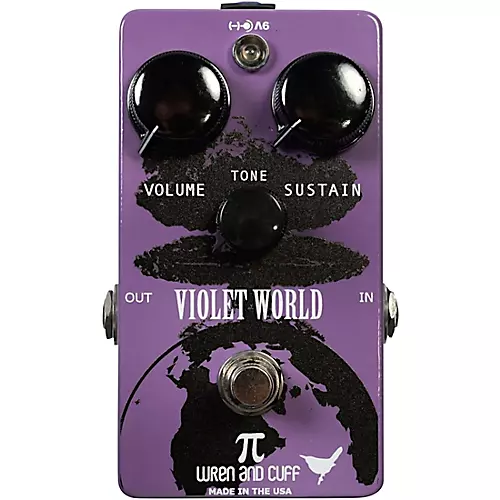 Wren And Cuff Violet World Fuzz Effects Pedal