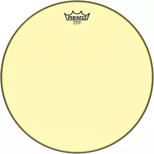 Remo Emperor Colortone Yellow Drum Head 15 in.