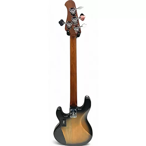 Used Sterling by Music Man Ray34HH Spalted Maple Electric Bass Guitar Spalted Maple