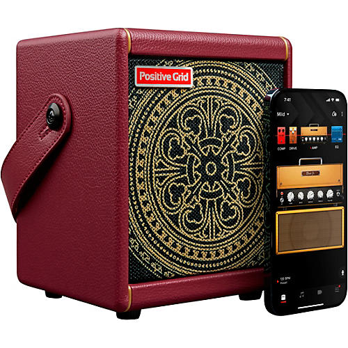 Positive Grid Spark MINI Vai 10W Battery-Powered Stereo Combo Amp Red