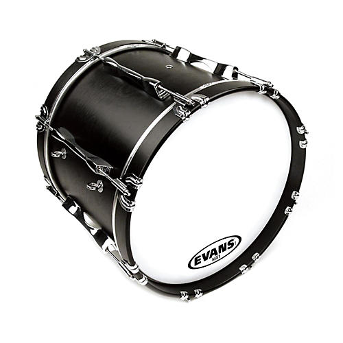 EVANS MX1 White Marching Bass Drum Head 24 in.