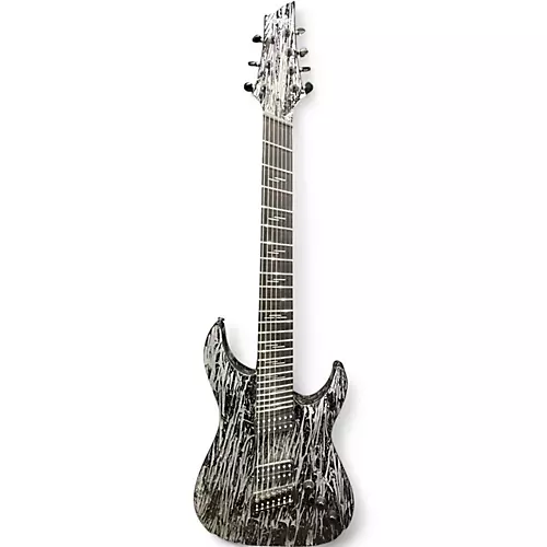 Used Schecter Guitar Research C7 Silver Mountain Silver Mountain Solid Body Electric Guitar Silver Mountain
