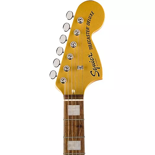 Squier Paranormal Troublemaker Telecaster Deluxe Limited-Edition Electric Guitar Aztec Gold