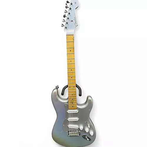 Used Fender H.E.R. Stratocaster Chrome Glow Solid Body Electric Guitar Chrome Glow