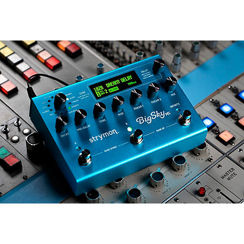 Strymon BigSky MX Reverb Workstation Effects Pedal Blue