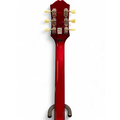 Used Epiphone ES355 Left Handed Cherry Hollow Body Electric Guitar Cherry