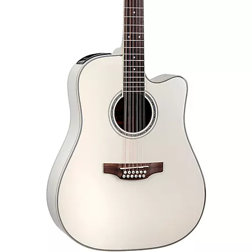 Takamine GD37CE 12-String Dreadnought Acoustic-Electric Guitar Pearl White