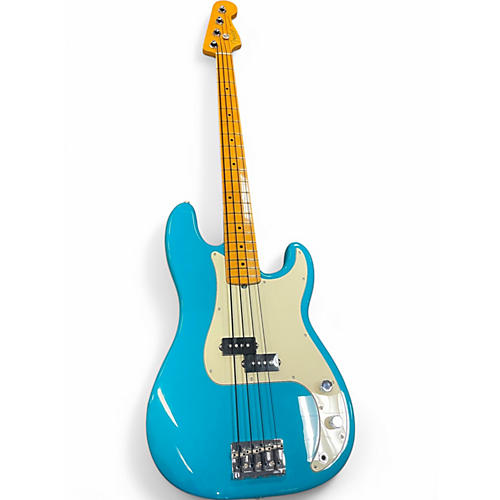 Used Fender American Professional II Precision Bass Daphne Blue Electric Bass Guitar Daphne Blue