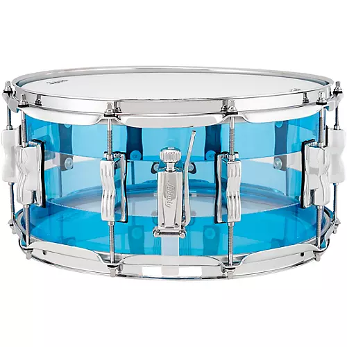 Ludwig Vistalite 50th Anniversary Snare Drum 14 x 6.5 in. Blue/Clear/Blue