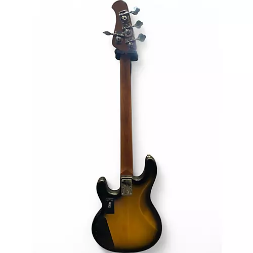 Used Sterling by Music Man RAY34 HH SPALTED MAPLE SATIN NATURAL BURST Electric Bass Guitar SATIN NATURAL BURST