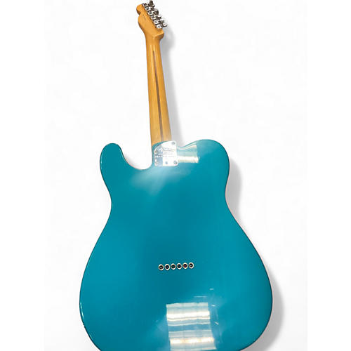 Used 2022 Fender American Professional II Telecaster Miami Blue Solid Body Electric Guitar Miami Blue
