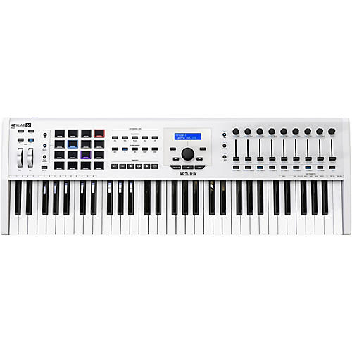 Open-Box Arturia KeyLab 61 MKII Keyboard Controller White Condition 1 - Mint