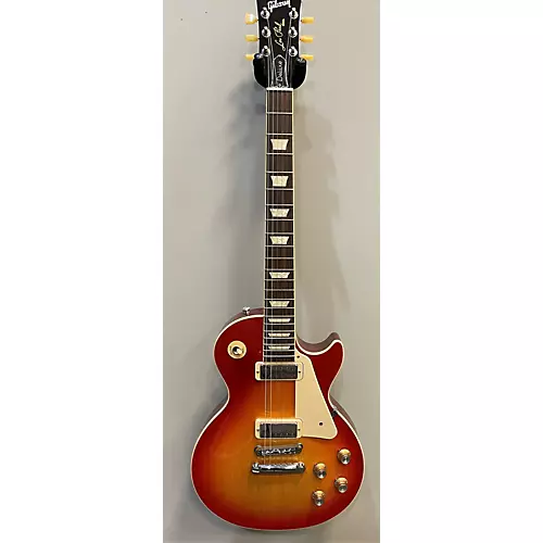 Used Gibson Les Paul Deluxe Cherry Sunburst Solid Body Electric Guitar Cherry Sunburst