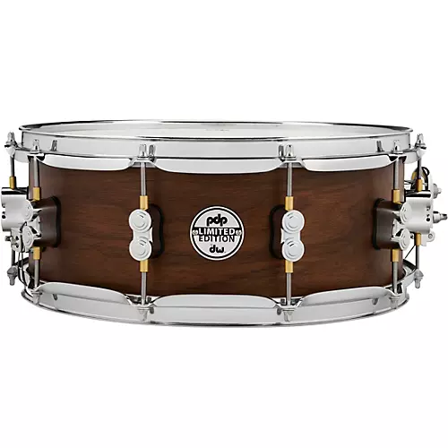 PDP by DW Concept Series Limited Edition 20-Ply Hybrid Walnut Maple Snare Drum 13 x 7 in. Satin Walnut