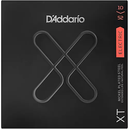 D'Addario XT Nickel Plated Steel Electric Guitar Coated Strings .010-.052 Light Top Heavy Bottom
