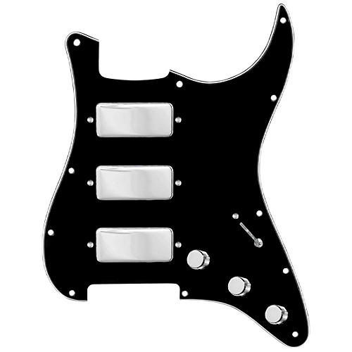 920D Custom Stadium Triple Mini Humbucker Loaded Pickguard for Strat With S7W-500K Wiring Harness Aged White