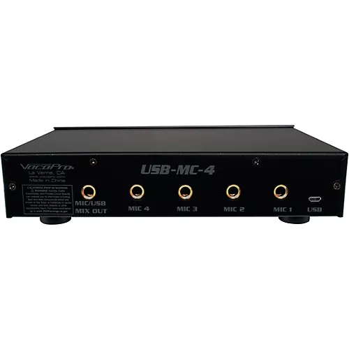 VocoPro USB-CONFERENCE-4 4-User Wireless Microphone/USB Interface Package, 902-927.2mHz