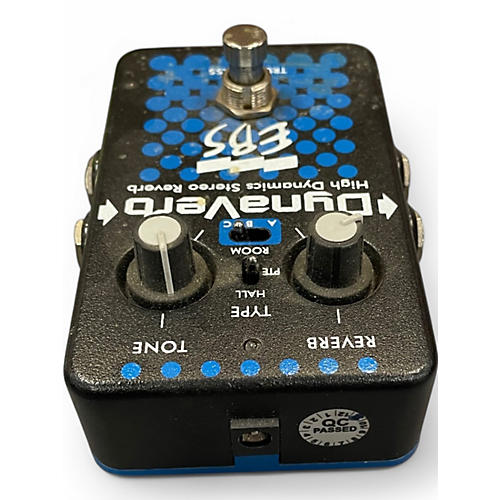 Used EBS DynaVerb High Dynamics Stereo Reverb Bass Effect Pedal
