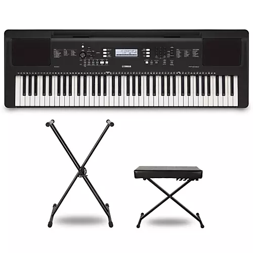 Yamaha PSR-EW310 Portable Keyboard With Power Adapter Beginner Package