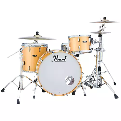 Open-Box Pearl Vintage Hybrid Wood Fiberglass Series 3-Piece Shell Pack with 24 in. Bass Drum Condition 1 - Mint Antique Gold