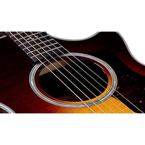 Taylor 412ce Grand Concert Acoustic-Electric Guitar Tobacco Sunburst
