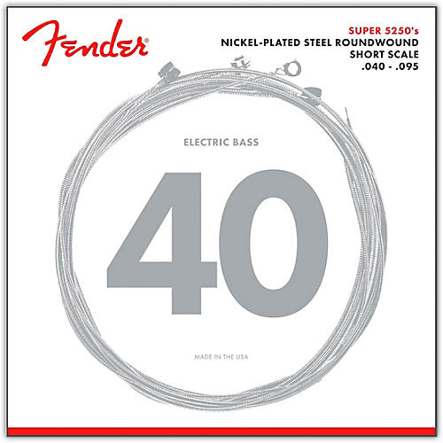 Fender 5250XL Nickel-Plated Steel Short Scale Bass Strings - Extra Light