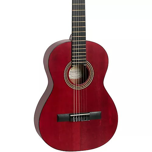 Valencia 200 Series 3/4 Size Classical Acoustic Guitar Transparent Blue
