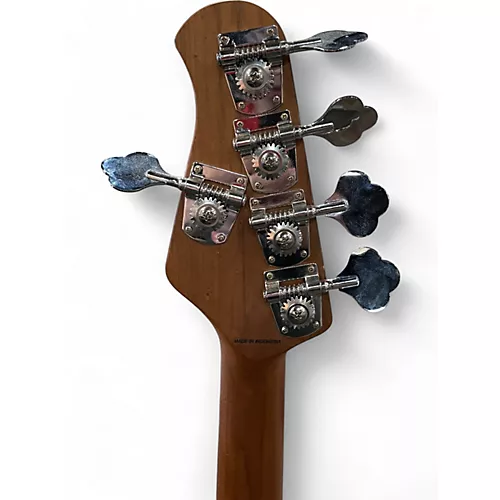 Used Sterling by Music Man Ray35HH Spalted Maple Natural Burst Satin Electric Bass Guitar Spalted Maple Natural Burst Satin