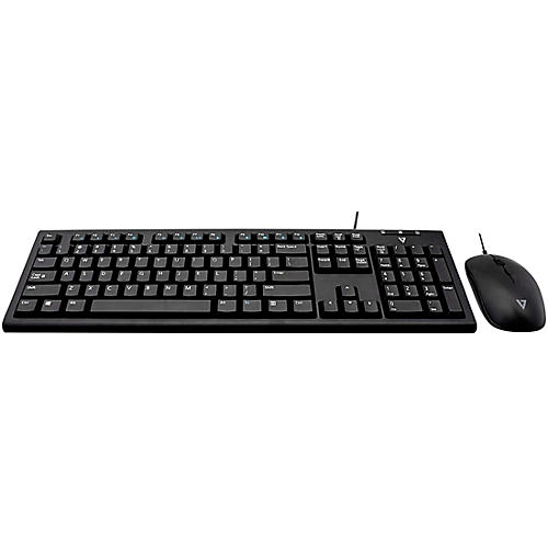 V7 USB Wired Keyboard and Mouse Combo