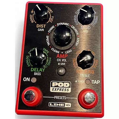 Used Line 6 Pocket Pod Express Amp Modeler Effect Processor