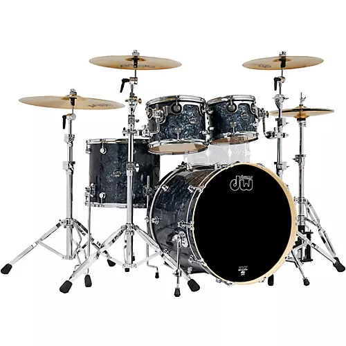 DW 4-Piece Performance Series Shell Pack Hard Satin Charcoal Metallic