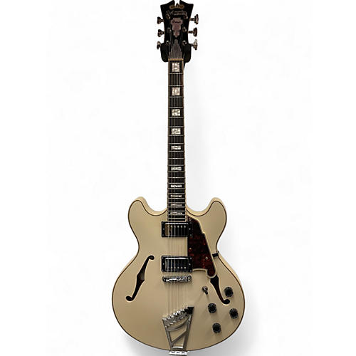 Used D'Angelico Premier Series DC Alpine White Hollow Body Electric Guitar Alpine White