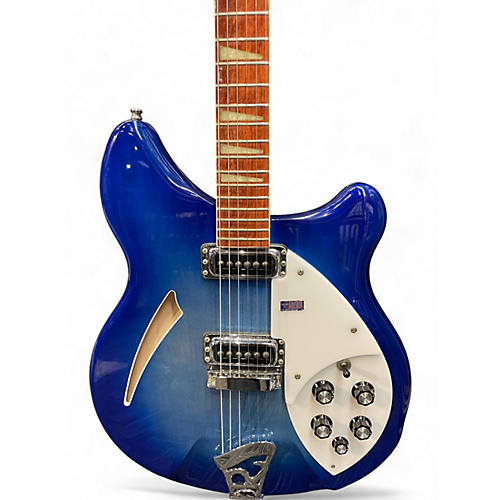 Used 2006 Rickenbacker 360 Blue Burst Hollow Body Electric Guitar Blue Burst