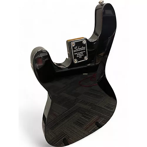 Used Schecter Guitar Research DIAMOND SERIES T4 BLACK Electric Bass Guitar BLACK