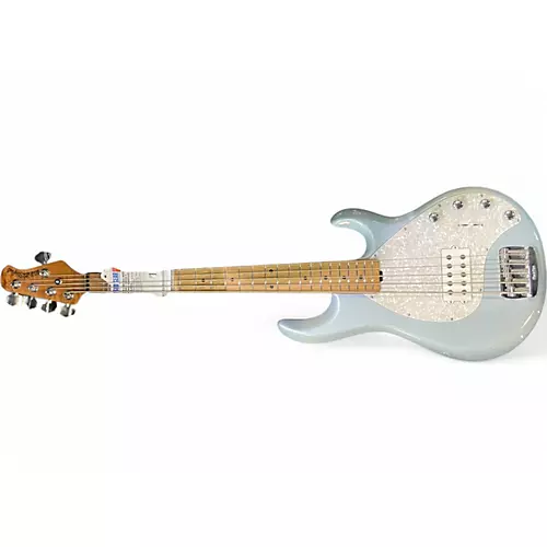 Used Ernie Ball Music Man StingRay Special H FIREMIST SILVER Electric Bass Guitar FIREMIST SILVER