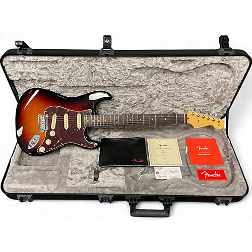 Used 2021 Fender American Professional II Stratocaster Tobacco Burst Solid Body Electric Guitar Tobacco Burst