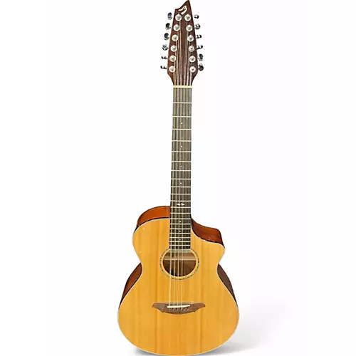 Used Breedlove Atlas Series Studio C250/SME-12 Natural 12 String Acoustic Electric Guitar Natural