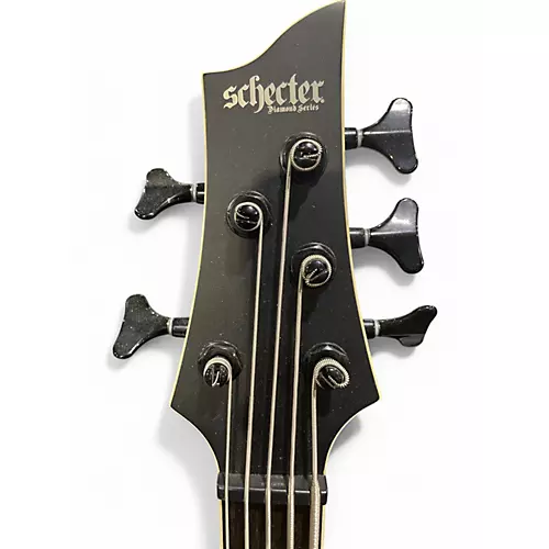 Used Schecter Guitar Research SLS EVIL TWIN-5 Satin Black Electric Bass Guitar Satin Black