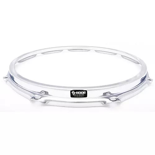 Ahead S-Hoop Drum Hoop Chrome 14 in., 10 Holes