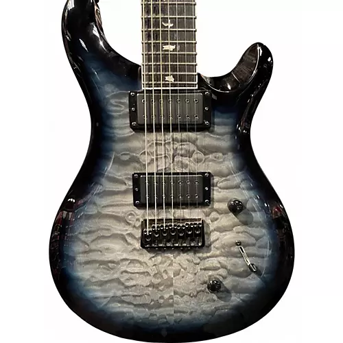 Used PRS SE Mark Holcomb SVN Blue Burst Solid Body Electric Guitar Blue Burst