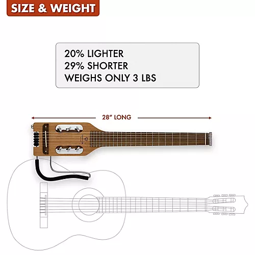 Traveler Guitar Ultra-Light Nylon Maple Nylon-Electric Guitar Mahogany