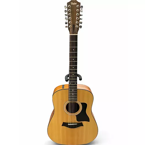 Used Taylor 150e Natural 12 String Acoustic Electric Guitar Natural