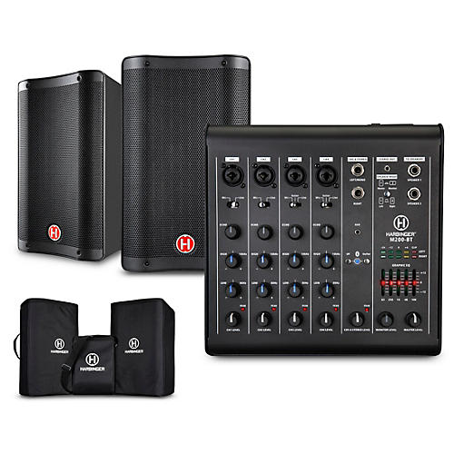 Harbinger M200-BT Portable PA System With Bluetooth and Custom Carry Bags 10