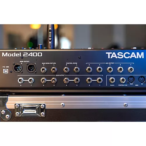 TASCAM Model 2400 24-Channel Multitrack Recorder With Analog Mixer & USB Interface