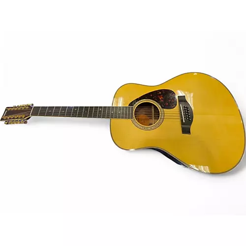 Used Yamaha LL16-12 Natural 12 String Acoustic Electric Guitar Natural